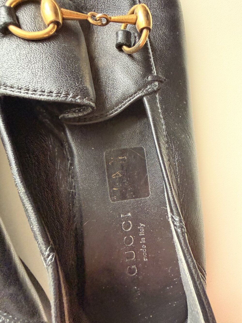 Gucci Soft Brixton Leather Loafer. Size 7.5. - Picture 5 of 8